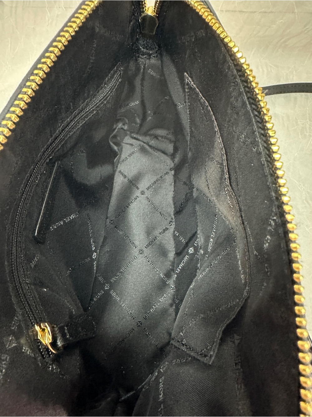 Michael Kors Cindy Black Crossbody with Gold Hardware - Picture 3 of 6